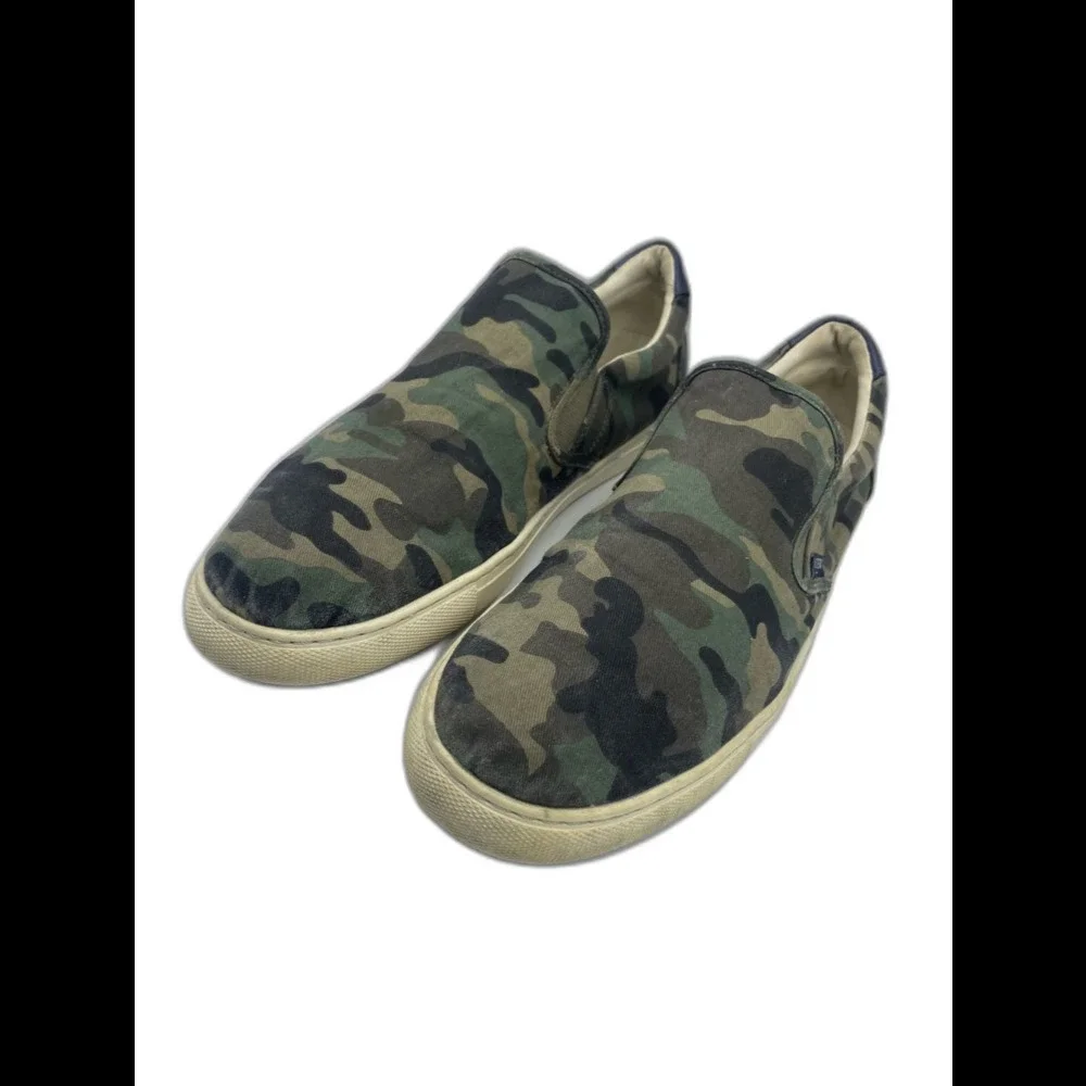 J.Crew‎ Men's Explorer Camo Canvas Slip-on Sneakers Sz 11